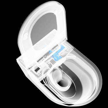 rimless toilet with bidet