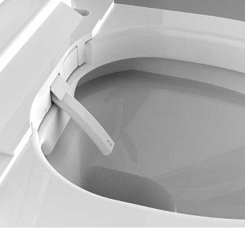 rimless toilet with bidet