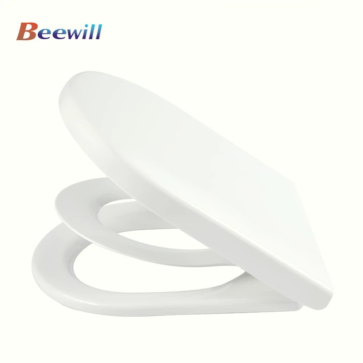 d shape family toilet seat soft close
